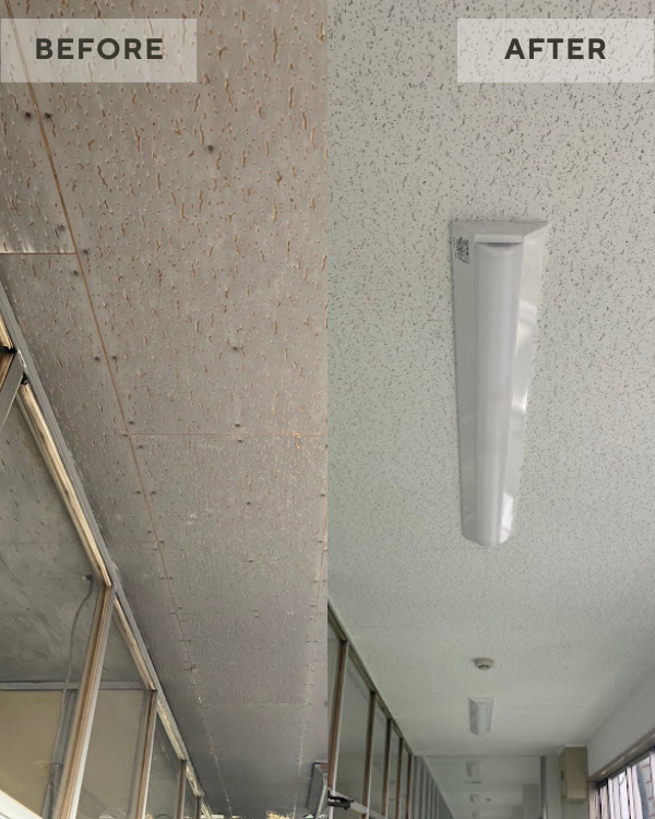 長年使われた天井が、ここまで変わります｜ビフォーアフターで見る改修工事